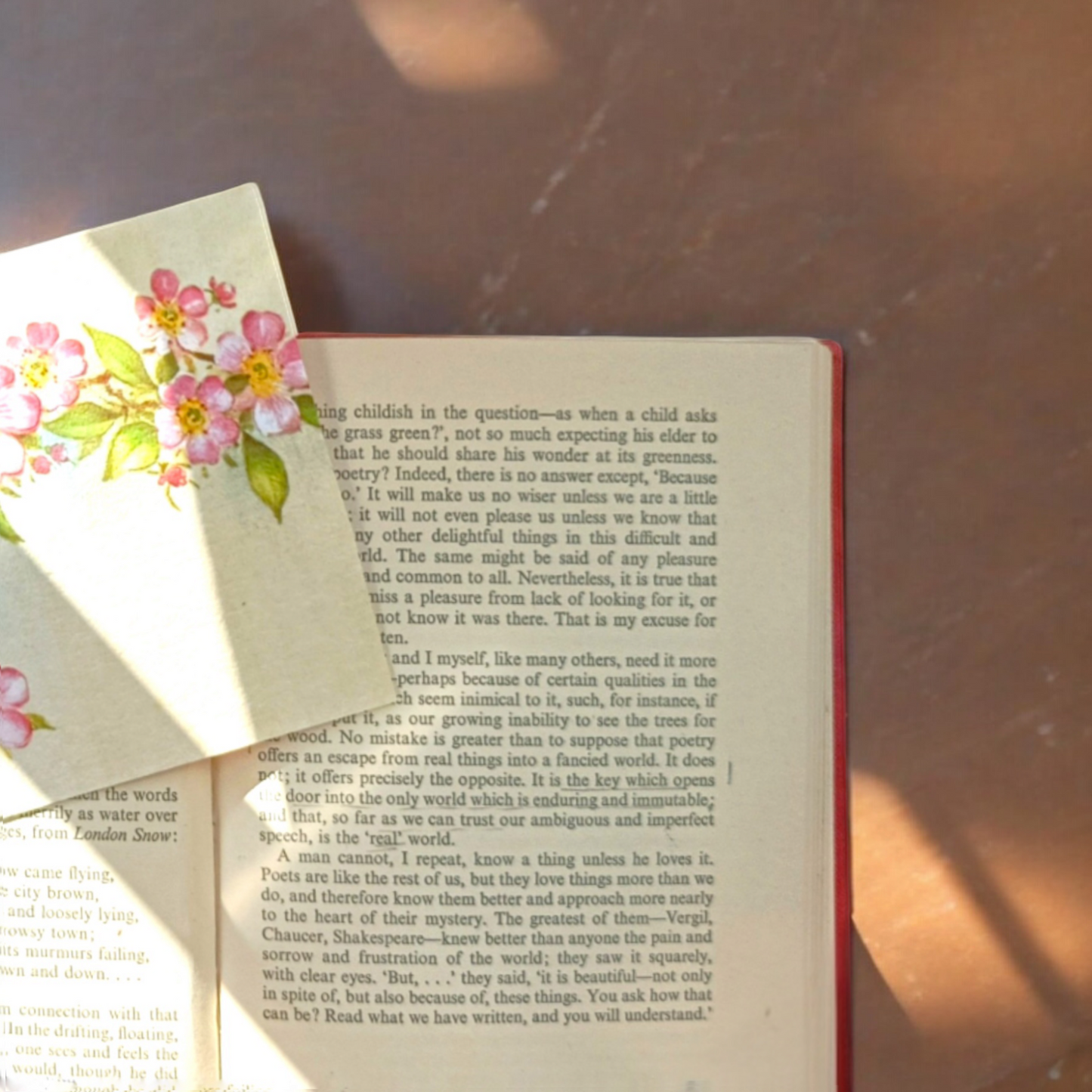 On reading poetry