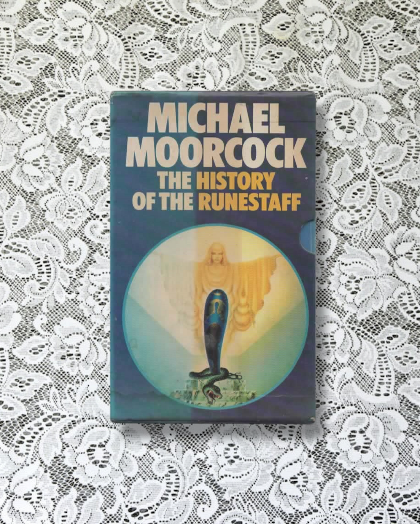 Michael Moorcock History of the Runestaff. Matching Boxed Set Vols 1-4 Vintage