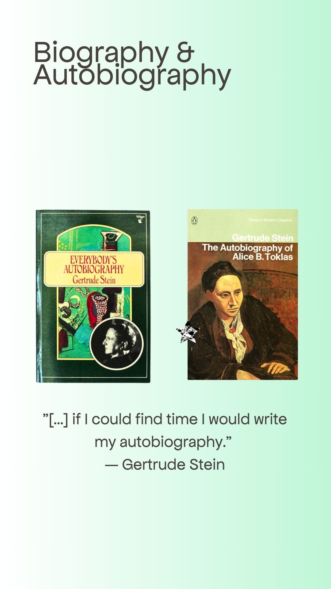 The Autobiography by Alice B. Toklas