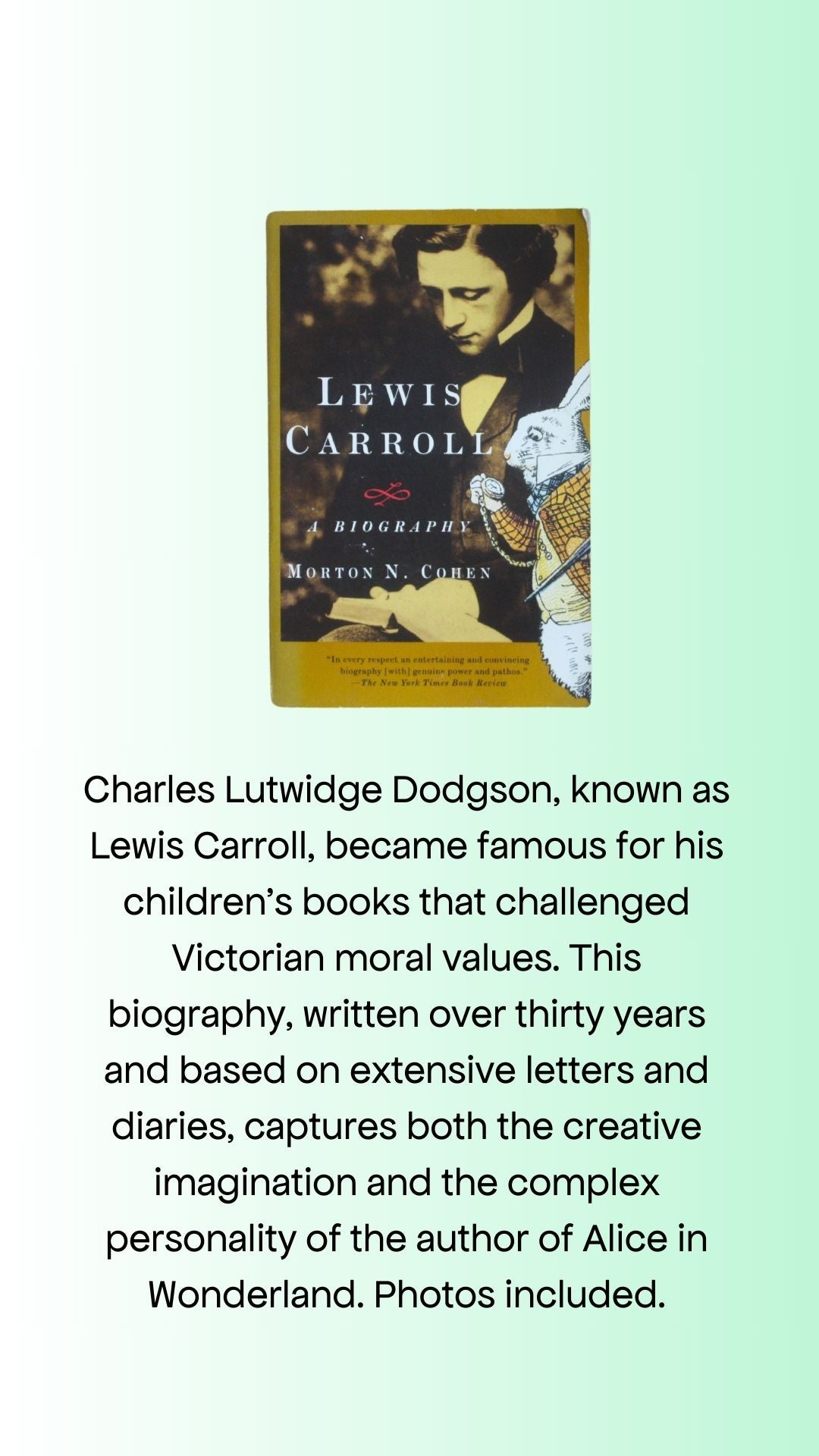 Lewis Carroll. A biography