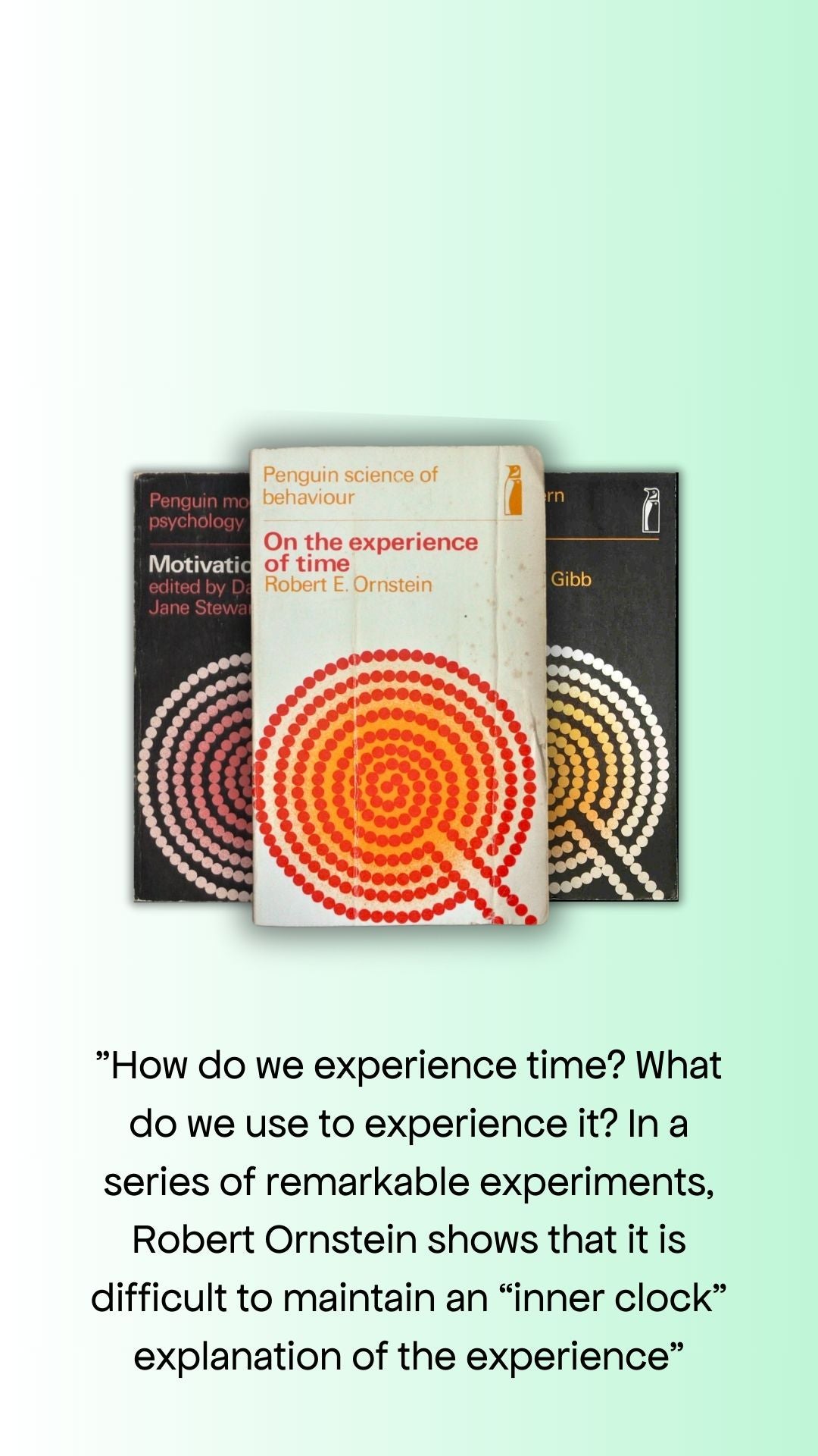 On the experience of time