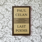 Last Poems by Paul Celan