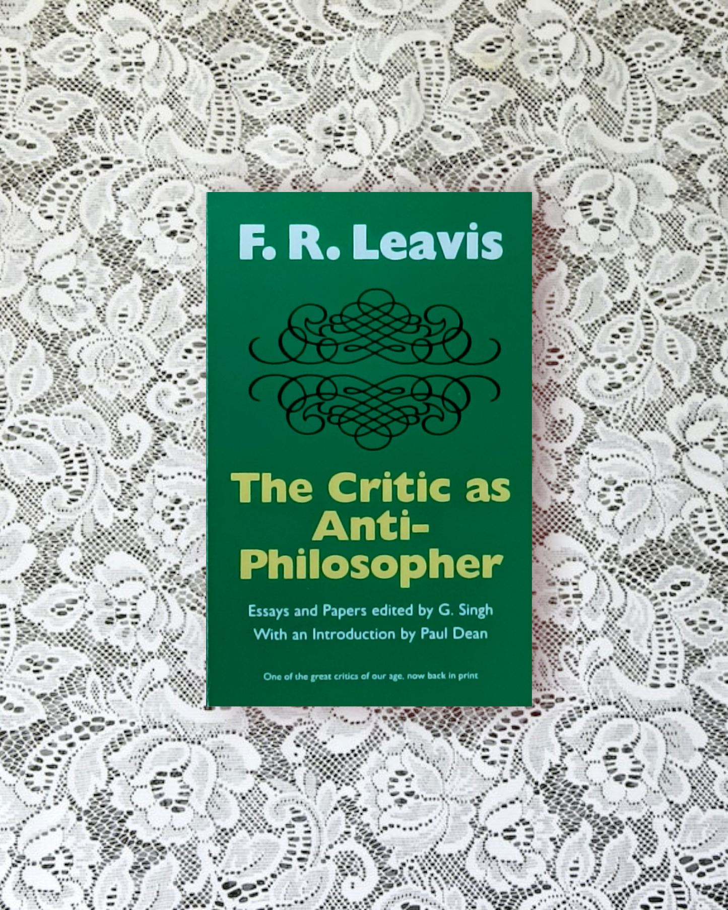 The Critic as Anti-Philosopher