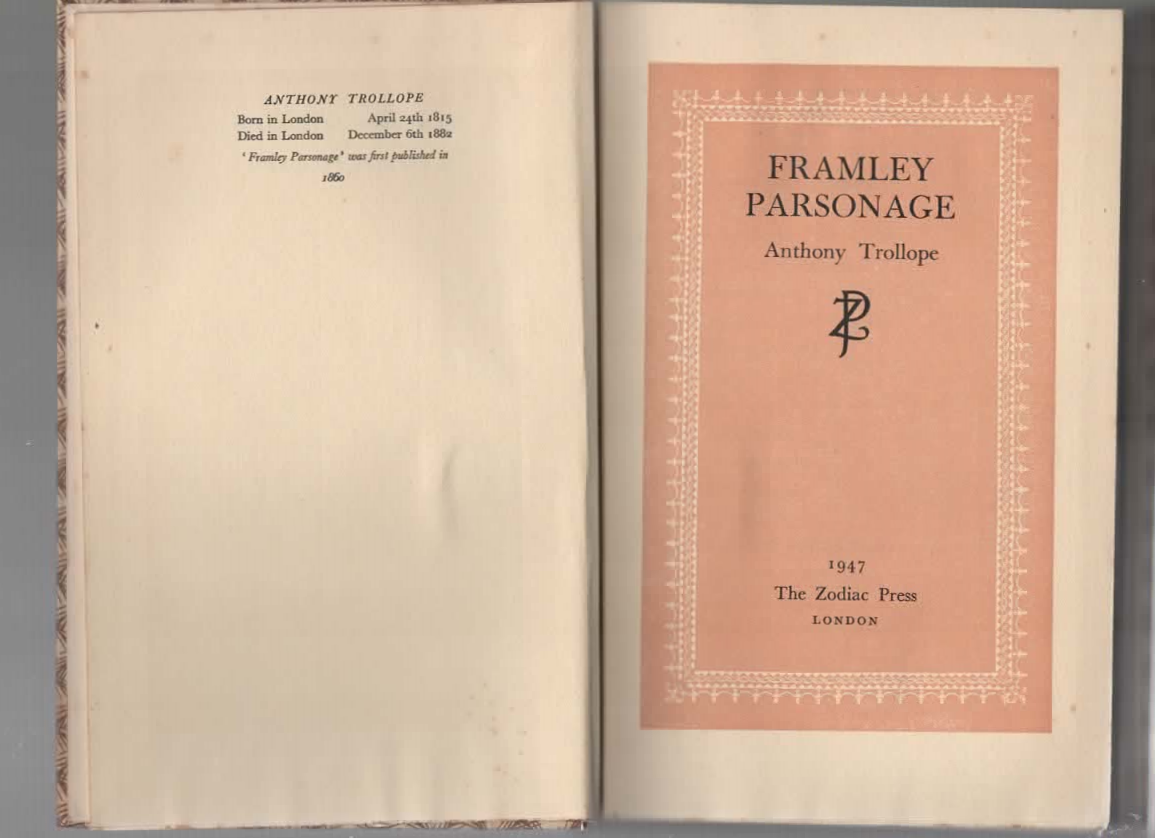 Framley Parsonage